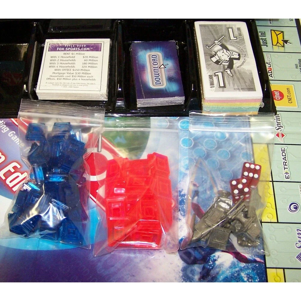 Monopoly Dot Com Board Game RESEALED The .com Edition Collectors
